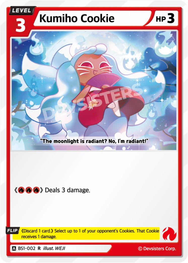 Kumiho Cookie - [BS1 - 002] (Brave Beginning - R) Near Mint - Nick Nack's Full Frontal Attack