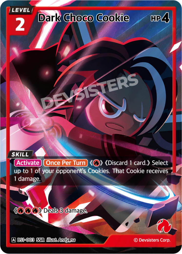 Dark Choco Cookie - [BS1 - 003] (Brave Beginning - SSR) Near Mint - Nick Nack's Full Frontal Attack