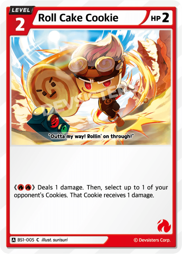 Roll Cake Cookie - [BS1 - 005] (Brave Beginning - C) Near Mint - Nick Nack's Full Frontal Attack