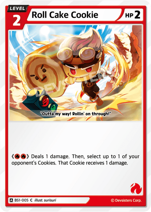 Roll Cake Cookie - [BS1 - 005] (Brave Beginning - C) Near Mint - Nick Nack's Full Frontal Attack