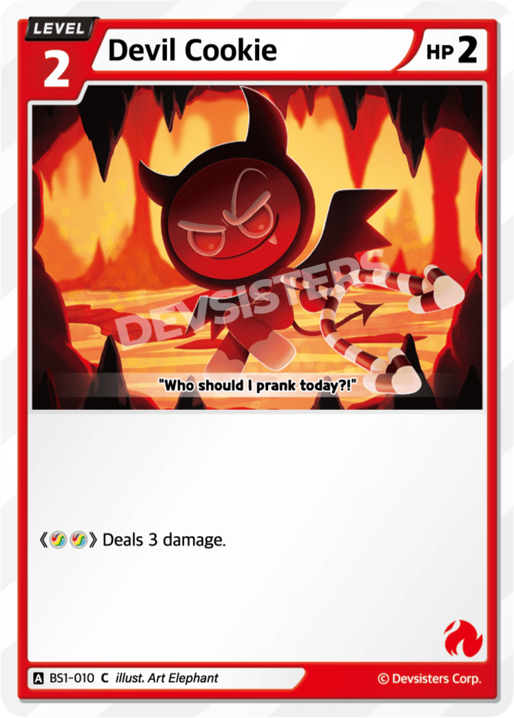 Devil Cookie - [BS1 - 010] (Brave Beginning - C) Near Mint - Nick Nack's Full Frontal Attack