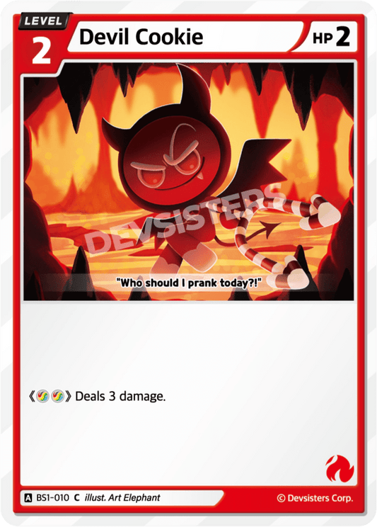 Devil Cookie - [BS1 - 010] (Brave Beginning - C) Near Mint - Nick Nack's Full Frontal Attack