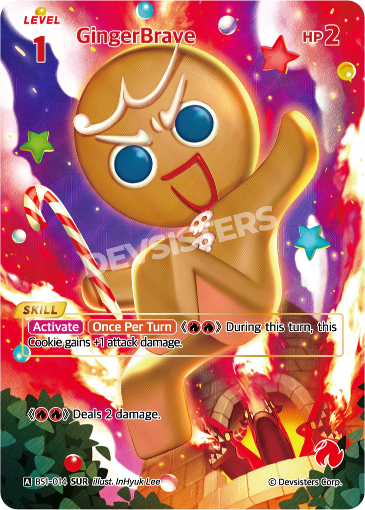 Gingerbrave - [BS1 - 014] (Brave Beginning - SUR) Near Mint - Nick Nack's Full Frontal Attack