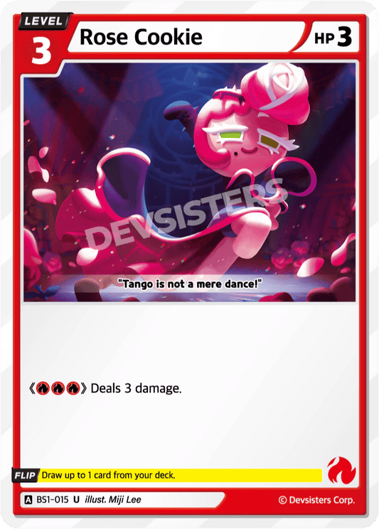 Rose Cookie - [BS1 - 015] (Brave Beginning - UC) Near Mint - Nick Nack's Full Frontal Attack