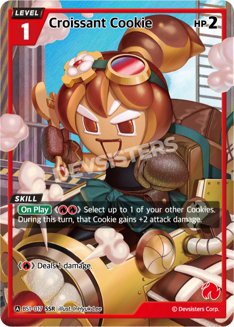 Croissant Cookie - [BS1 - 017] (Brave Beginning - SSR) Near Mint - Nick Nack's Full Frontal Attack