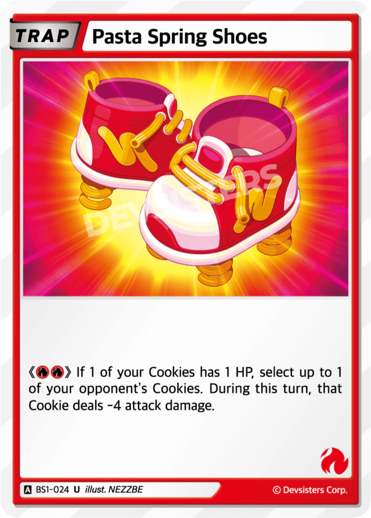Pasta Spring Shoes - [BS1 - 024] (Brave Beginning - UC) Near Mint - Nick Nack's Full Frontal Attack