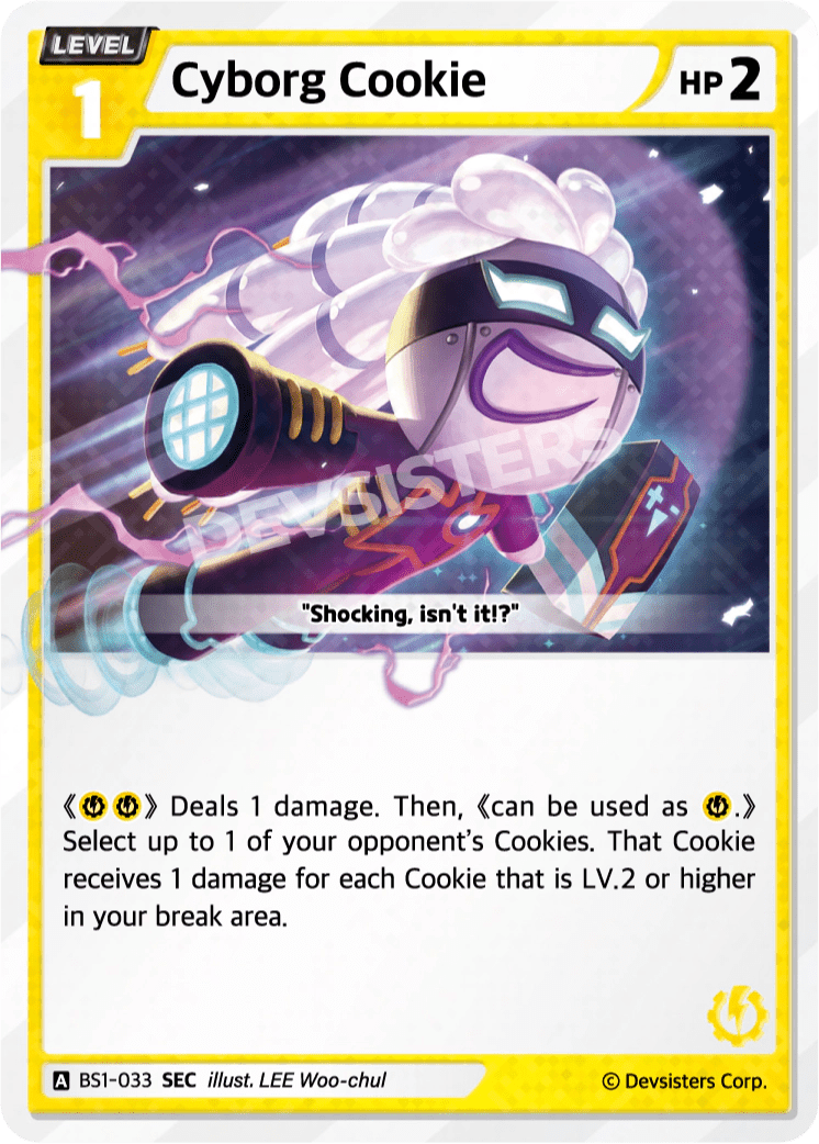 Cyborg Cookie - [BS1 - 033] (Brave Beginning - SEC) Near Mint - Nick Nack's Full Frontal Attack