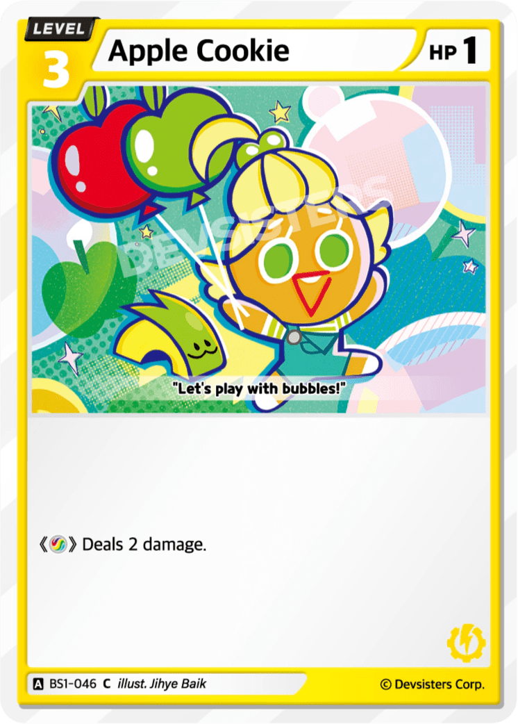 Apple Cookie - [BS1 - 046] (Brave Beginning - C) Near Mint - Nick Nack's Full Frontal Attack