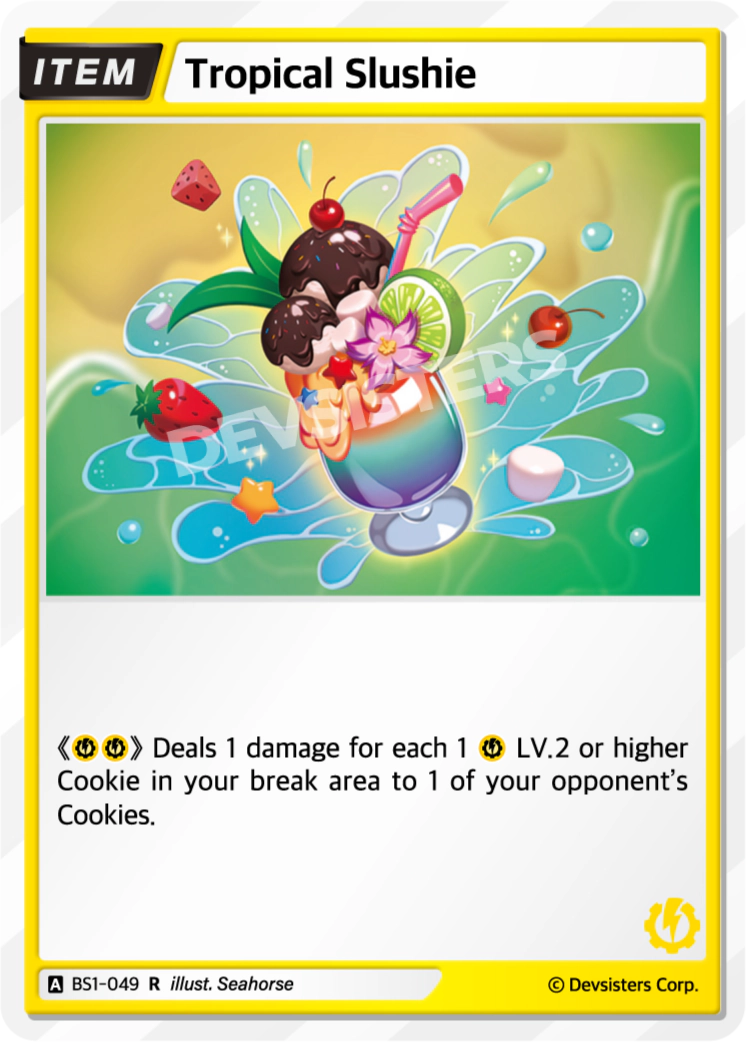 Tropical Slushie - [BS1 - 049] (Brave Beginning - R) Near Mint - Nick Nack's Full Frontal Attack