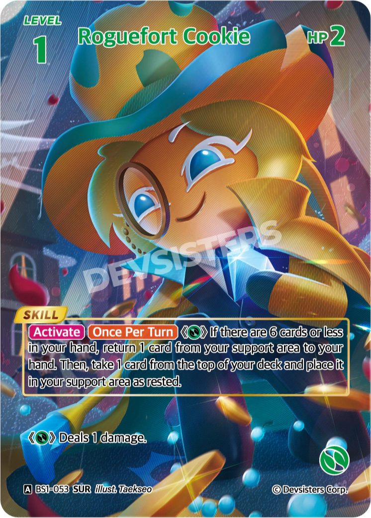 Roguefort Cookie - [BS1 - 053] (Brave Beginning - SUR) Near Mint - Nick Nack's Full Frontal Attack
