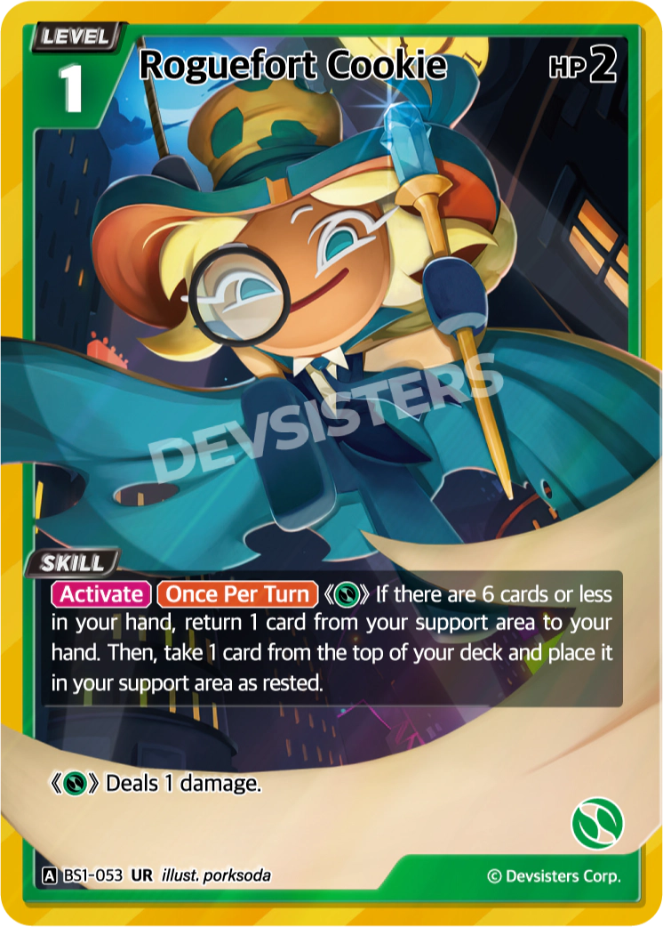 Roguefort Cookie - [BS1 - 053] (Brave Beginning - UR) Near Mint - Nick Nack's Full Frontal Attack