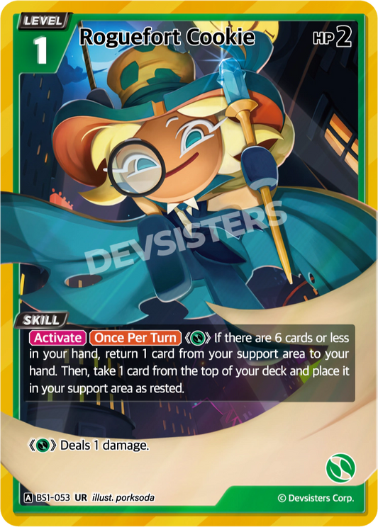Roguefort Cookie - [BS1 - 053] (Brave Beginning - UR) Near Mint - Nick Nack's Full Frontal Attack