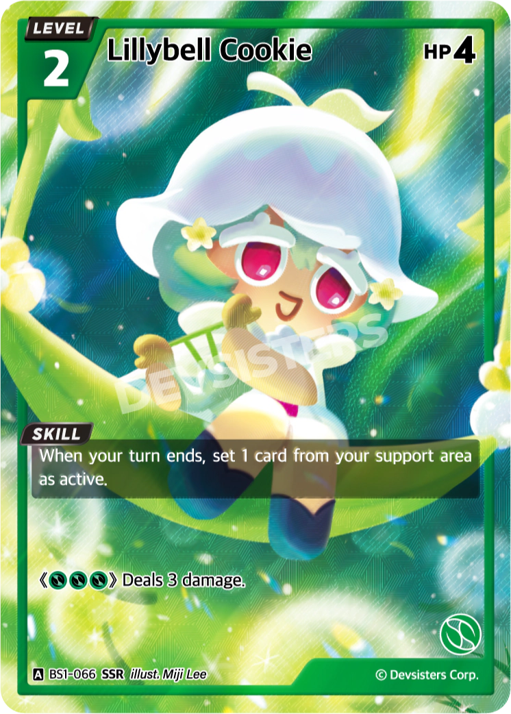 Lillybell Cookie - [BS1 - 066] (Brave Beginning - SSR) Near Mint - Nick Nack's Full Frontal Attack