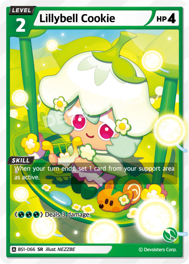 Lillybell Cookie - [BS1 - 066] (Brave Beginning - SR) Near Mint - Nick Nack's Full Frontal Attack