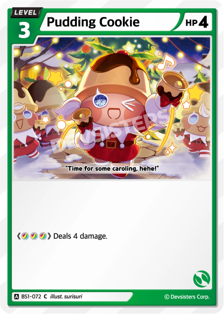 Pudding Cookie - [BS1 - 072] (Brave Beginning - C) Near Mint - Nick Nack's Full Frontal Attack