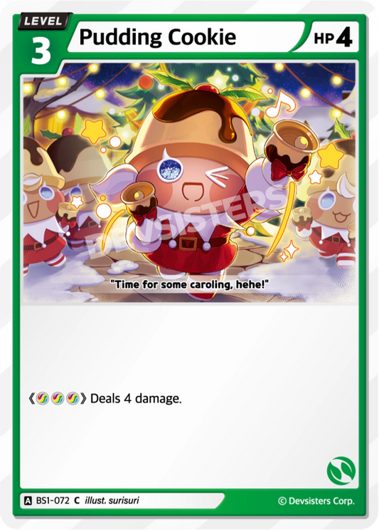 Pudding Cookie - [BS1 - 072] (Brave Beginning - C) Near Mint - Nick Nack's Full Frontal Attack