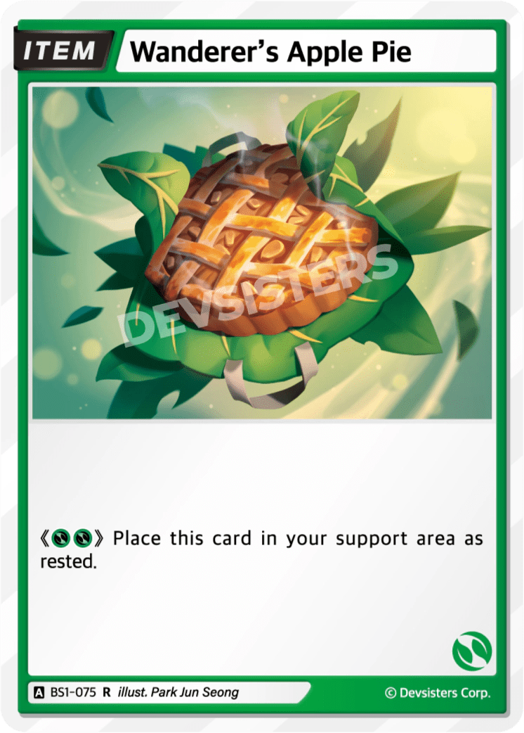 Wanderer s Apple Pie - [BS1 - 075] (Brave Beginning - R) Near Mint - Nick Nack's Full Frontal Attack