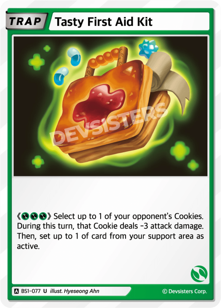 Tasty First Aid Kit - [BS1 - 077] (Brave Beginning - UC) Near Mint - Nick Nack's Full Frontal Attack