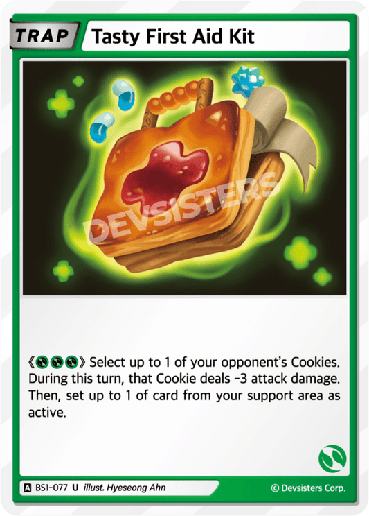 Tasty First Aid Kit - [BS1 - 077] (Brave Beginning - UC) Near Mint - Nick Nack's Full Frontal Attack