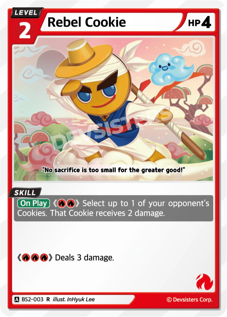 Rebel Cookie - [BS2 - 003] (Operation Timeguard - R) Near Mint - Nick Nack's Full Frontal Attack