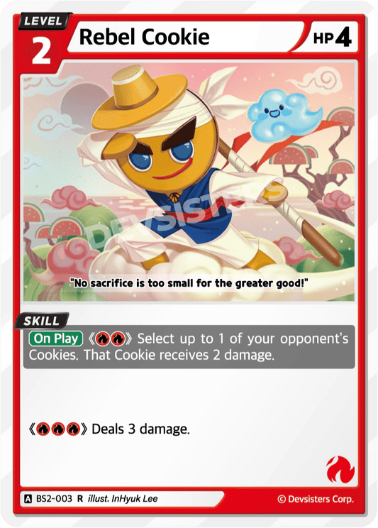 Rebel Cookie - [BS2 - 003] (Operation Timeguard - R) Near Mint - Nick Nack's Full Frontal Attack