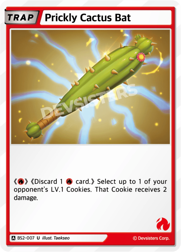 Prickly Cactus Bat - [BS2 - 007] (Operation Timeguard - UC) Near Mint - Nick Nack's Full Frontal Attack