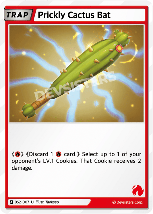 Prickly Cactus Bat - [BS2 - 007] (Operation Timeguard - UC) Near Mint - Nick Nack's Full Frontal Attack