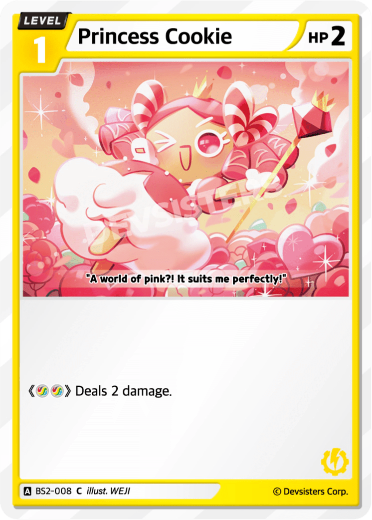 Princess Cookie - [BS2 - 008] (Operation Timeguard - C) Near Mint - Nick Nack's Full Frontal Attack