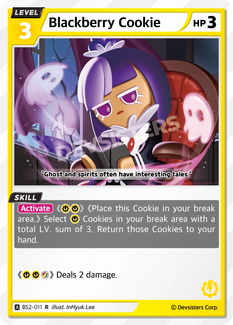 Blackberry Cookie - [BS2 - 011] (Operation Timeguard - R) Near Mint - Nick Nack's Full Frontal Attack