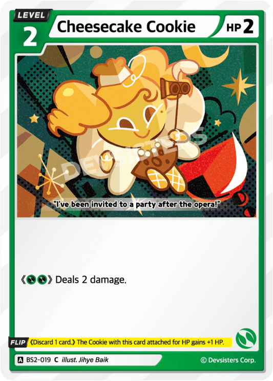 Cheesecake Cookie - [BS2 - 019] (Operation Timeguard - C) Near Mint - Nick Nack's Full Frontal Attack