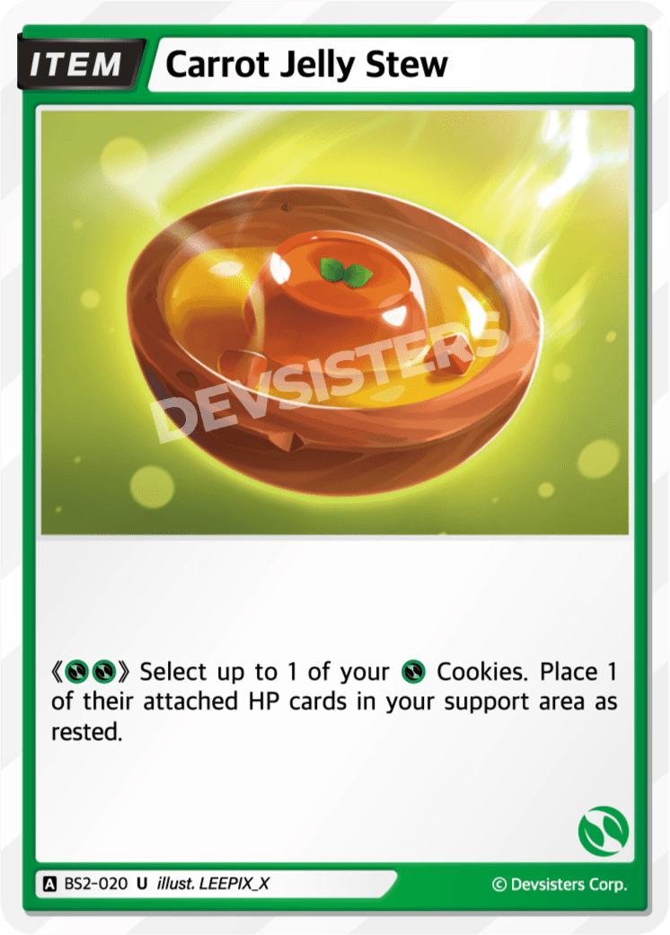 Carrot Jelly Stew - [BS2 - 020] (Operation Timeguard - UC) Near Mint - Nick Nack's Full Frontal Attack