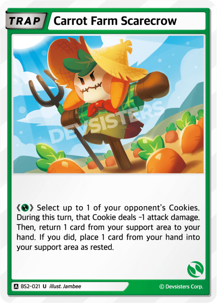 Carrot Farm Scarecrow - [BS2 - 021] (Operation Timeguard - UC) Near Mint - Nick Nack's Full Frontal Attack