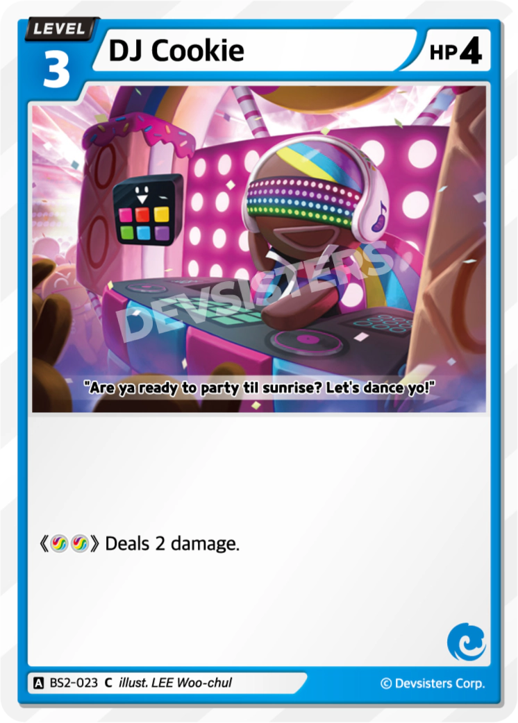 Dj Cookie - [BS2 - 023] (Operation Timeguard - C) Near Mint - Nick Nack's Full Frontal Attack