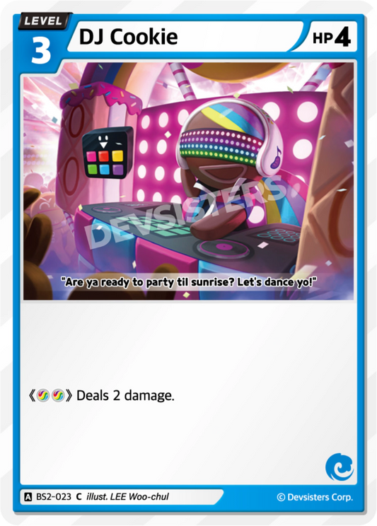 Dj Cookie - [BS2 - 023] (Operation Timeguard - C) Near Mint - Nick Nack's Full Frontal Attack