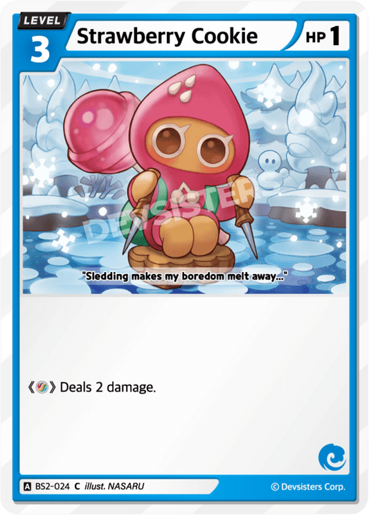 Strawberry Cookie - [BS2 - 024] (Operation Timeguard - C) Near Mint - Nick Nack's Full Frontal Attack
