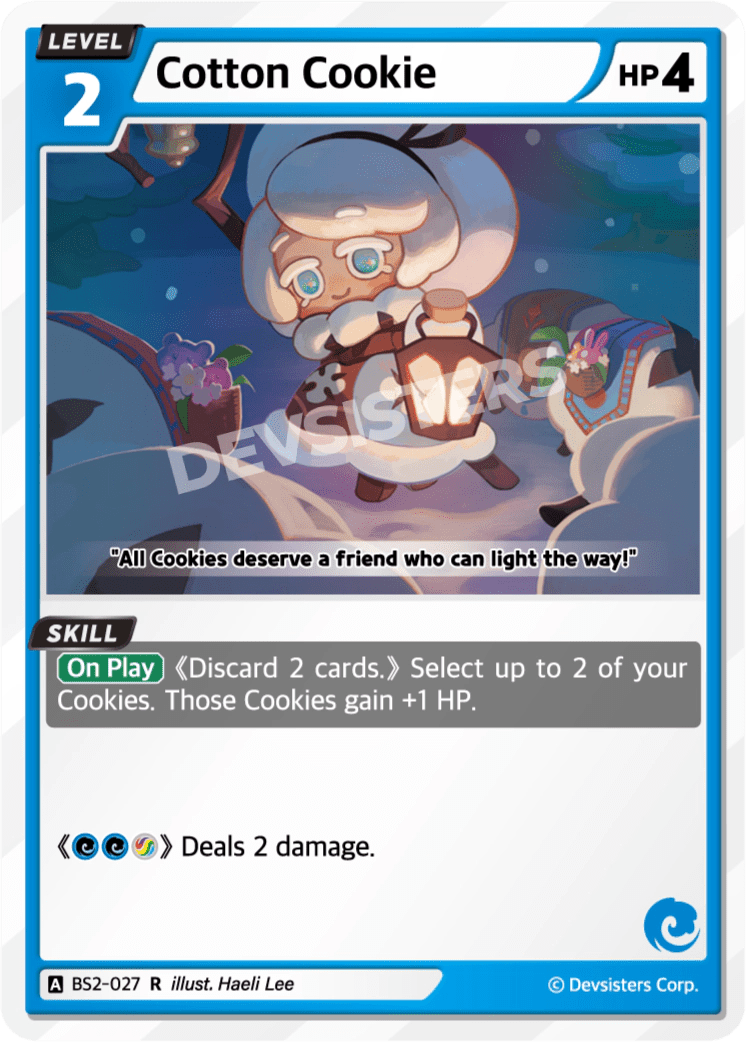 Cotton Cookie - [BS2 - 027] (Operation Timeguard - R) Near Mint - Nick Nack's Full Frontal Attack