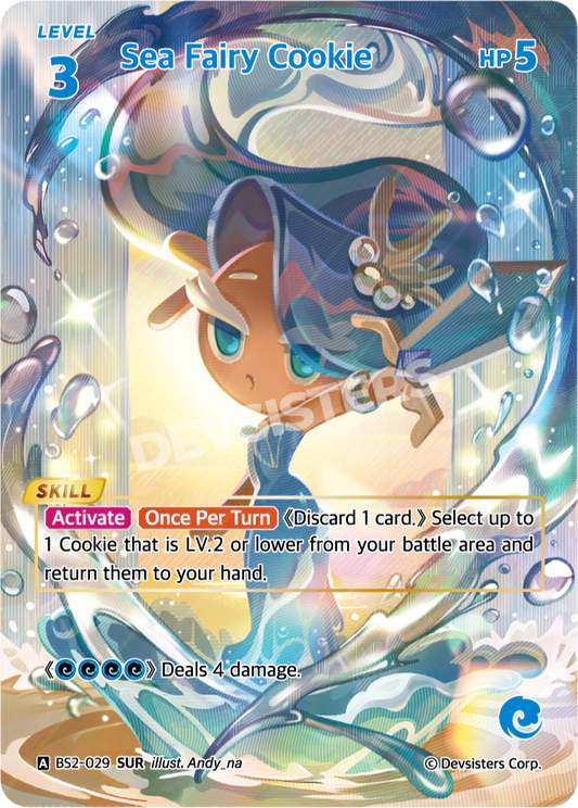 Sea Fairy Cookie - [BS2 - 029] (Operation Timeguard - SUR) Near Mint - Nick Nack's Full Frontal Attack