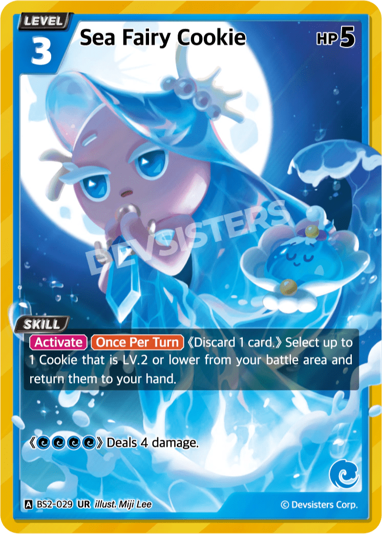Sea Fairy Cookie - [BS2 - 029] (Operation Timeguard - UR) Near Mint - Nick Nack's Full Frontal Attack