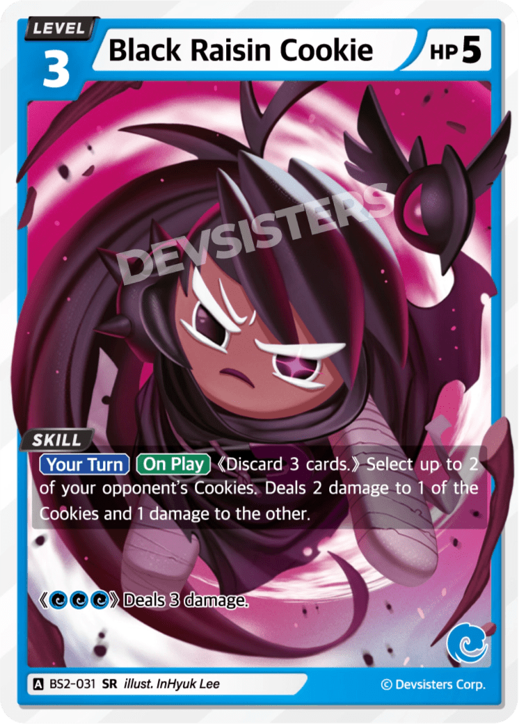 Black Raisin Cookie - [BS2 - 031] (Operation Timeguard - SR) Near Mint - Nick Nack's Full Frontal Attack