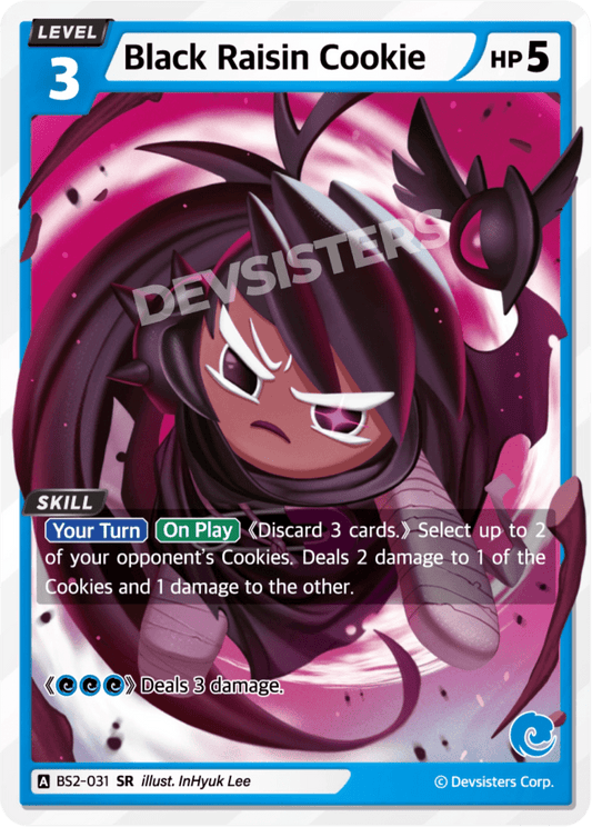 Black Raisin Cookie - [BS2 - 031] (Operation Timeguard - SR) Near Mint - Nick Nack's Full Frontal Attack