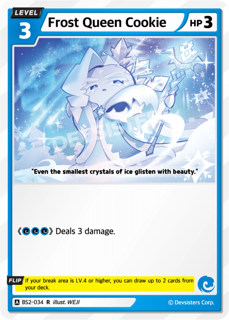 Frost Queen Cookie - [BS2 - 034] (Operation Timeguard - R) Near Mint - Nick Nack's Full Frontal Attack