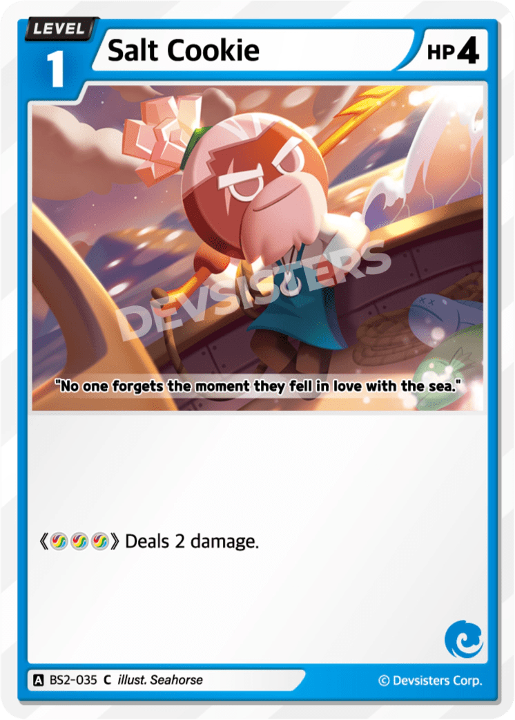 Salt Cookie - [BS2 - 035] (Operation Timeguard - C) Near Mint - Nick Nack's Full Frontal Attack