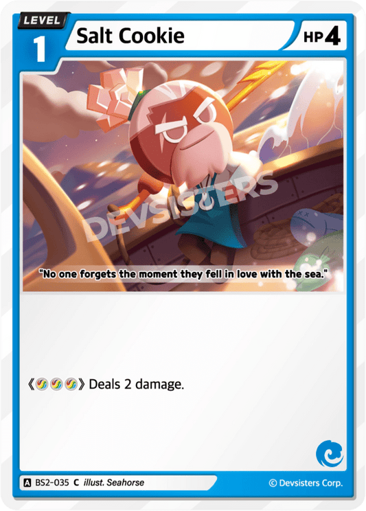 Salt Cookie - [BS2 - 035] (Operation Timeguard - C) Near Mint - Nick Nack's Full Frontal Attack