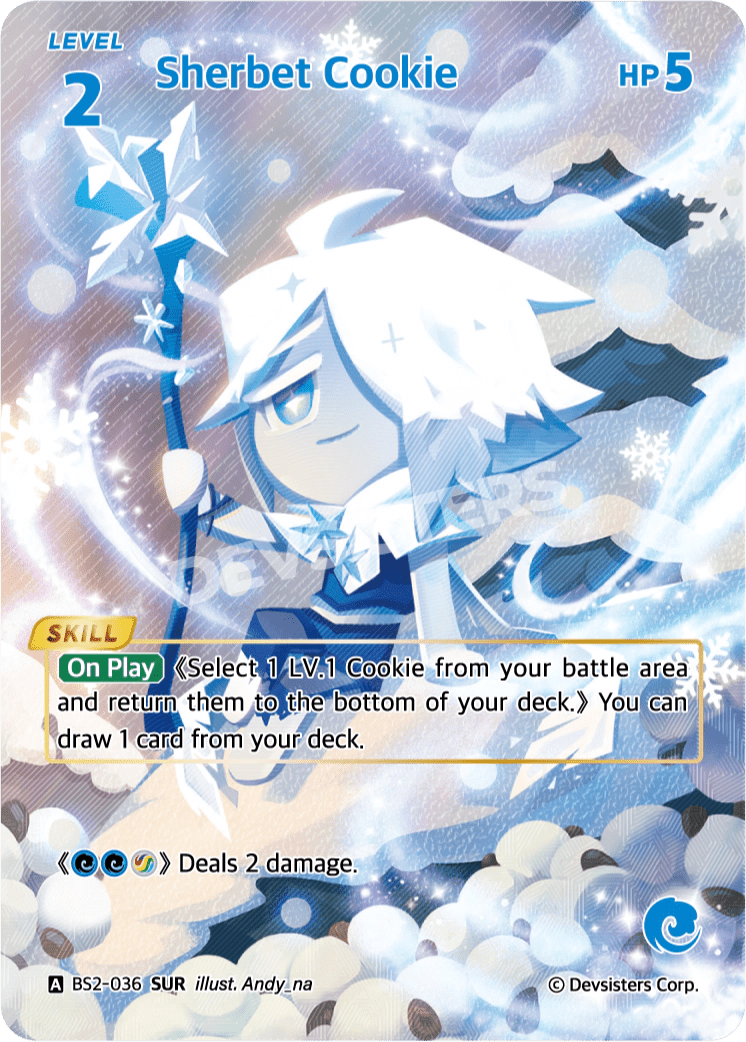 Sherbet Cookie - [BS2 - 036] (Operation Timeguard - SUR) Near Mint - Nick Nack's Full Frontal Attack