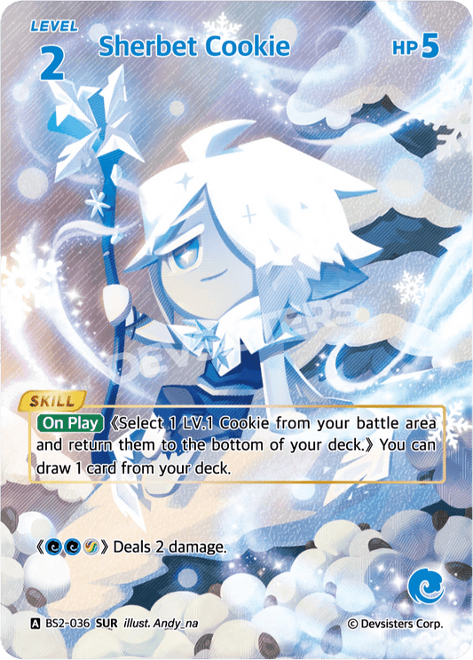 Sherbet Cookie - [BS2 - 036] (Operation Timeguard - SUR) Near Mint - Nick Nack's Full Frontal Attack