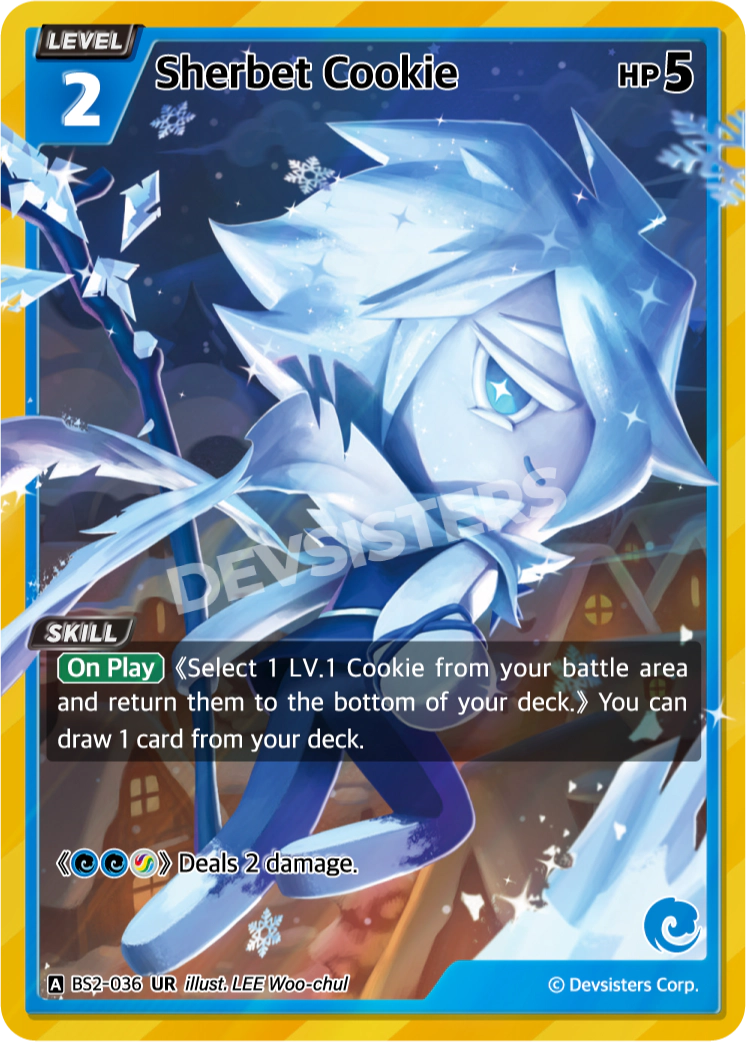 Sherbet Cookie - [BS2 - 036] (Operation Timeguard - UR) Near Mint - Nick Nack's Full Frontal Attack