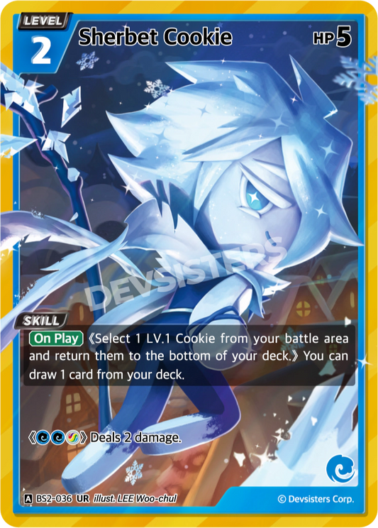 Sherbet Cookie - [BS2 - 036] (Operation Timeguard - UR) Near Mint - Nick Nack's Full Frontal Attack