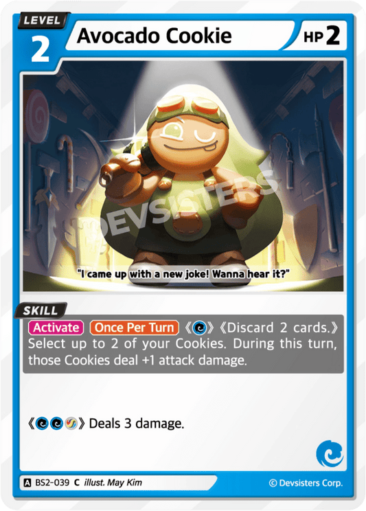 Avocado Cookie - [BS2 - 039] (Operation Timeguard - C) Near Mint - Nick Nack's Full Frontal Attack