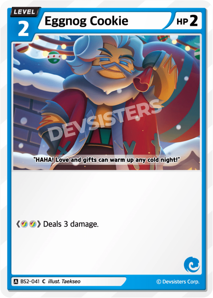 Eggnog Cookie - [BS2 - 041] (Operation Timeguard - C) Near Mint - Nick Nack's Full Frontal Attack