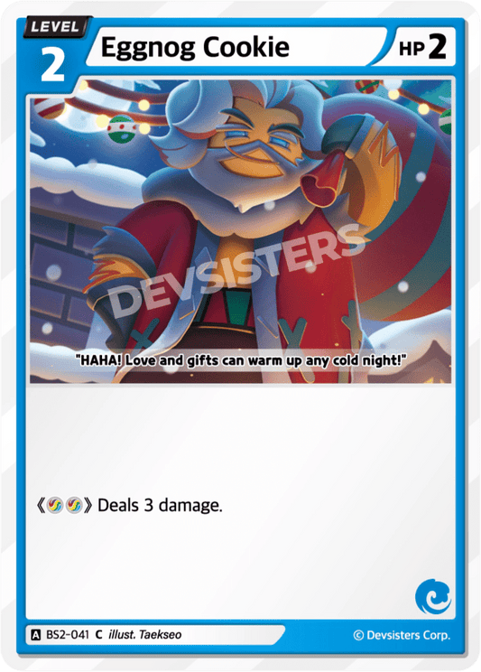 Eggnog Cookie - [BS2 - 041] (Operation Timeguard - C) Near Mint - Nick Nack's Full Frontal Attack